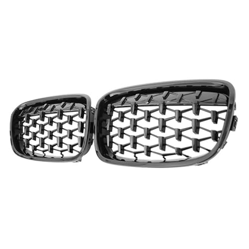 Calandre en diamant pour BMW F20 F21 look noir brillant haut de gamme