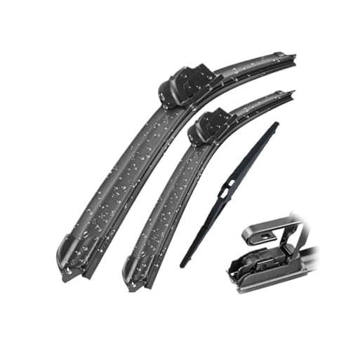 Erick's Front & Rear Wiper Blades Set Kit for Baleno WB (2015-2021) - 21" 18" 12" Windshield Wipers