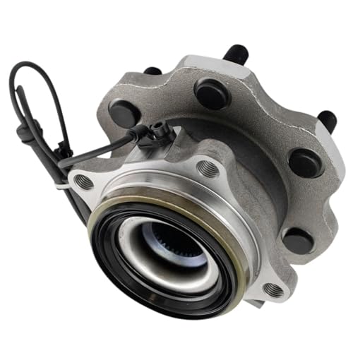 Image of Detroit Axle - 5.6L Rear Wheel Bearing Hubs for Infiniti QX56 QX80 Nissan Armada, 2 Wheel Bearing and Hubs Assembly Replacement Pair Hubs