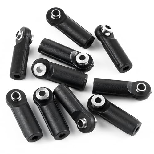 WEFEINO Plastic Link Rod End M4 Ball Joint Head, CW #D