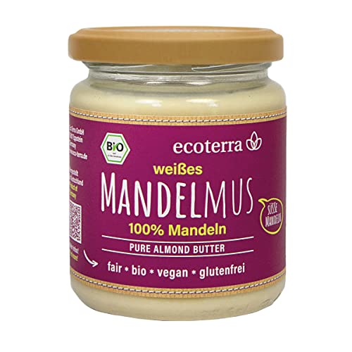 ecoterra Bio Mandelmus weiß | 100% Mandeln | vegan | glutenfrei | Fair | 250 g Cover