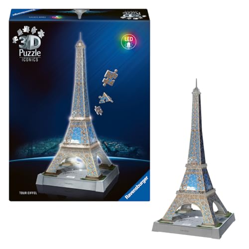 Puzzle 3d Night Edition Tour Eiffel Ravensburger Le Puzzle - vue 6