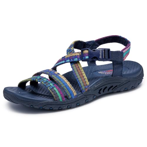 Image of Skechers Women's Reggae Sew Me Boho Slingback Sandal