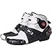 Produktbild MRDEAR Motorradschuhe Herren & Männer Motorradstiefel Kurz Weiß Motorrad Schuhe Wasserdicht Atmungsaktives Motocross Schuhe Cross Stiefel Sportsschuhe Touren Racing (42 EU)