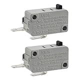 BOJACK Microwave Oven Door Switch KW3A 16A 125/250 V Door Interloc (Pack of 2 pcs Normally Open Switchs)