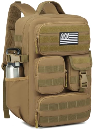Image of Small Tactical Backpack for Men, 25L Military MOLLE EDC Daypack