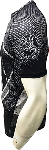 BJJ Rash Guards Grappling MMA Jiu Jitsu No Gi UFC Shirt Fight Wear, Short Sleeves4
