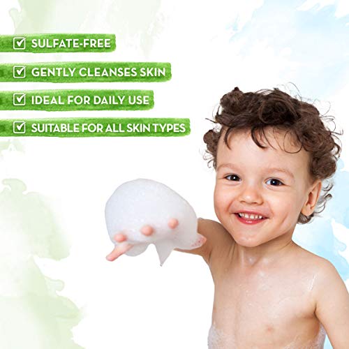 Mamaearth Original Orange Body Wash For Kids - 300 ml | Infused with Orange Extract and Oat Protein, Gently Cleanses Skin, Dermatologically Tested, SLS/SLES and Paraben Free