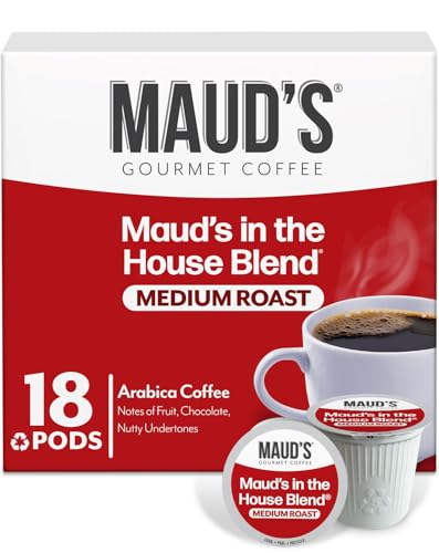 Image of Maud's Medium Roast Coffee Pods, 18ct | Medium Roast Coffee in Single Serve Pods - 100% Arabica Coffee, Compatible with Keurig Coffee Makers