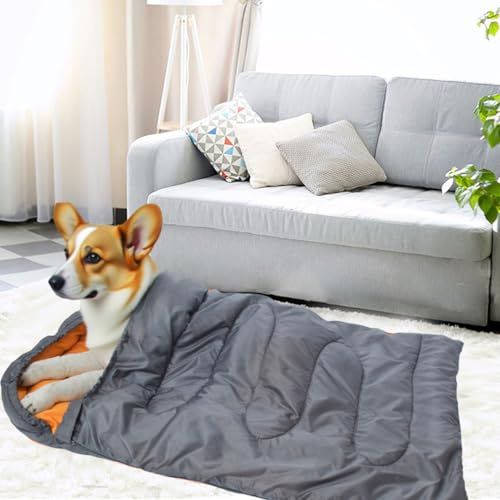 Sac de couchage pour chien chat lit portable et couvert souple - 6