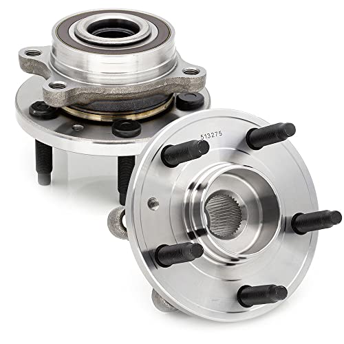 2Pcs 513275 Front/Rear Wheel Bearing Hub Assembly for 09-18 Ford Flex, 11-14 Edge, 13-18 Police Interceptor Sedan, 14-18 Police Sedan, 10-18 Taurus, 09-16 Lincoln MKS, 10-19 MKT, 11-15 MKX