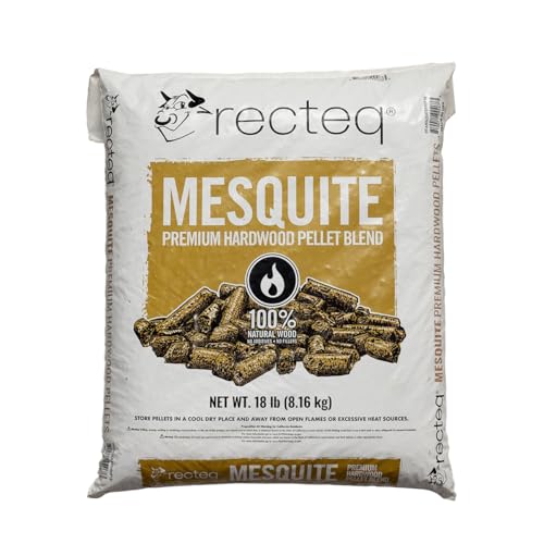 recteq Mesquite Hardwood BBQ Pellet Bag, 18 lb