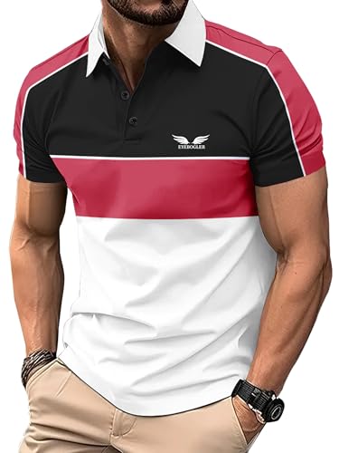 Image of Noble Monk Men's Regular Fit Polo T Shirt |Half Sleeves |Collar Tshirts T Shirt | Casual Tshirt