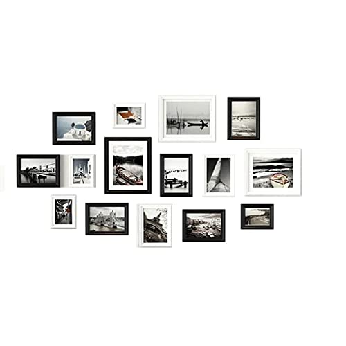 LLC- SUDA Wanddeko Metall, Foto Wand Wandrahmen Fotorahmen Dekoration Einfache große Kombination Wand Wohnzimmer…