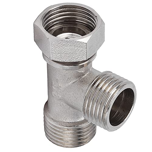 Raccord en T G1/2 mâle/femelle en acier inoxydable pour tuyau d'eau