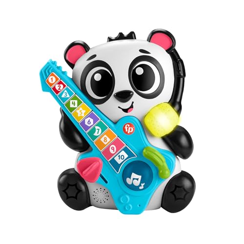 Fisher-Price Banda Animal Canta y Cuenta con Panda, Oso con
