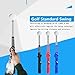ROYMADE Golf Swing Trainer Telescopic Swing Aid Warm Up for Tempo Grip Strength Right Hand Golf Training Suit for Indoor Outdoor Practice Chipping Hitting Golf Accessories (Blue)
