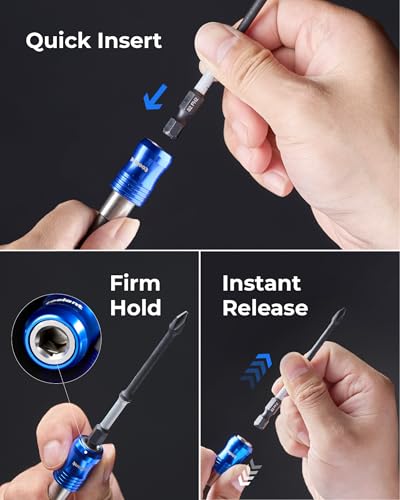 image for toolant Magnetic Drill Bit Extension Set, 4PCS (2.5