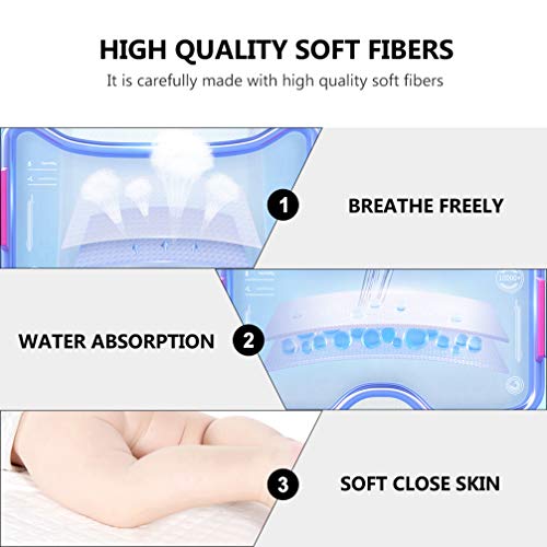 TOYANDONA 46 peças Trocadores Descartáveis para Bebês Almofada para Incontinência Impermeável Tapete