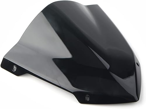 Miniatura 5 de GZYF Deflector de parabrisas delantero de motocicleta compatible con Yamaha MT-03  MT-25 2021-2022, color negro