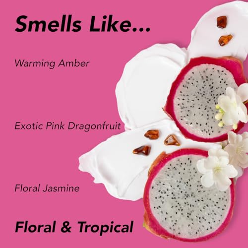 Image of Holler and Glow Bondi Pink Dragonfruit Body Butter For Women, Smells Good, Body Lotion For Extremely Dry Skin, Moisturizing, Nourishing, Shea Butter, Peony, Pink Dragon Scented, 5.29 Oz