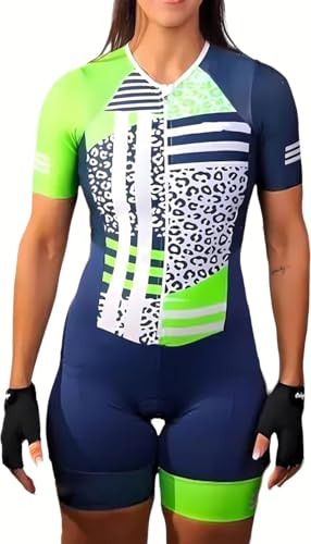 Combinaison cyclisme femme courte triathlon avec coussinet de taille XS à 3XL