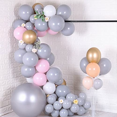 Image of Retro Grey Balloon 50pcs for Birthday,Anniversary, Welcome Baby, Baby Shower, Theme Party Decoration (Retro Grey)