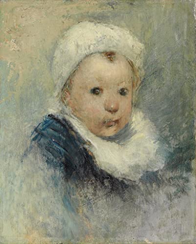 Tableau Paul Gauguin graffiti poster art mural deco salon portrait enfant Aline 60x90cm