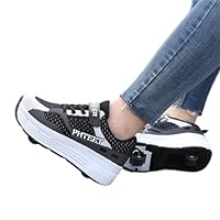 Scarpe Con Rotelle Retrattili Per Bambini - Pattini 2 In 1 Da Ragazzo E Ragazza | Scarpe Sportive Con Ruote Nascoste - Foto 8