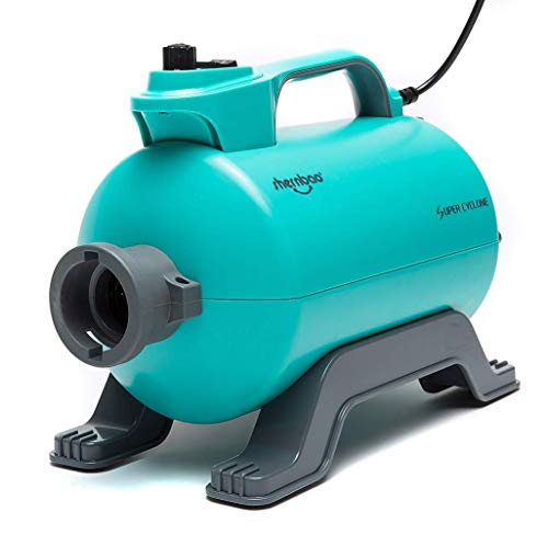 shernbao High Velocity Professional Dog Pet Grooming Hair Force Dryer Blower (5.0HP Super Cyclone)