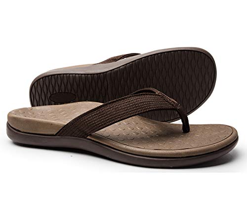 Image of LLSOARSS Plantar Fasciitis Feet Sandal with Arch Support - Best Orthotic flip Flops for Flat Feet,Heel Pain- for Women