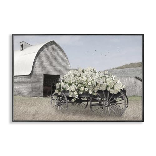 Wagon plein de soleil Stupell Industries tableau noir 45,7x30,5 cm giclée encadrée