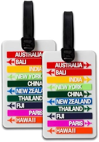 Etichette Bagaglio In Silicone Rluobo - 5 Pezzi Per Valigie E Viaggi - Foto 6