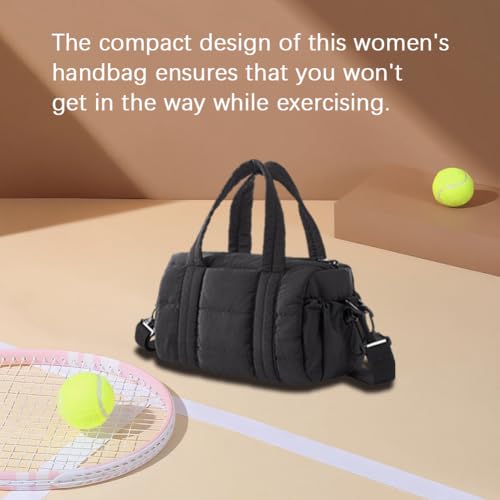 Mini Gym Bag with Detachable Strap Small Duffle Bag Mini Crossbody Bags for Women3