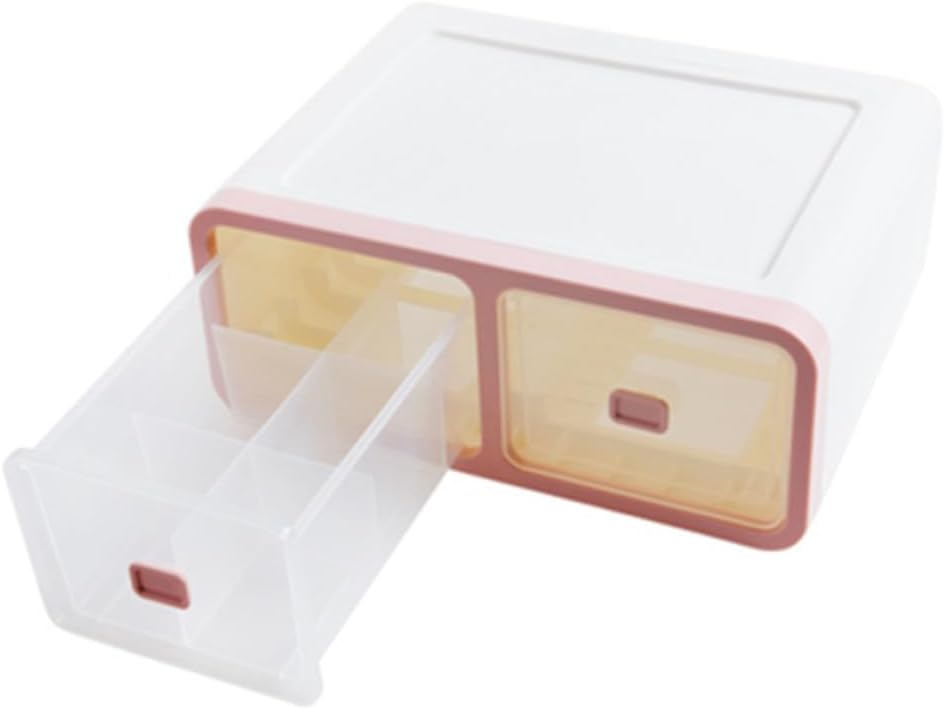 NUOBESTY Underwear Storage Organizer with Grids 16-grid PP Pink Box