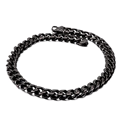 Bracelet à chaîne de trottoir anti-noircissement en acier inoxydable