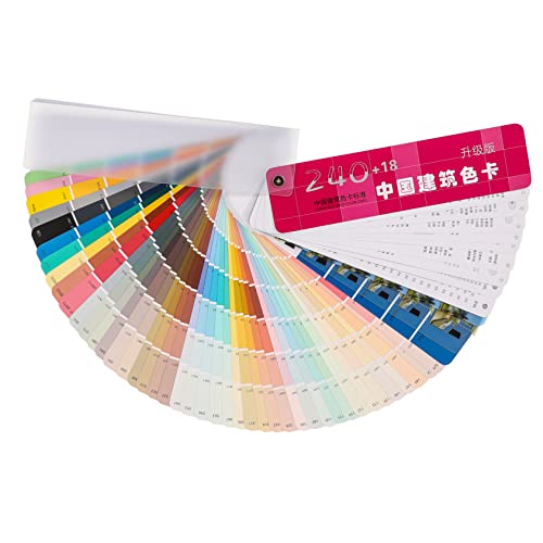 HOMSFOU Nuanciers D'architecture 900 Cartes Couleur En Papier Et Plastique Pour Correspondance Des Couleurs De Base En Peinture