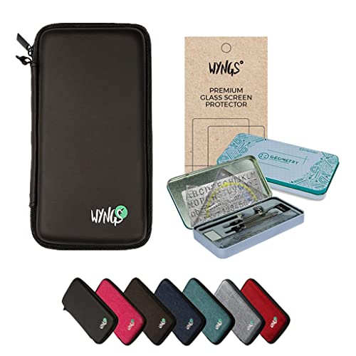 CALCUSO Accesorios Paquete Prémium Negro Compatible para Calculadora Casio FX 570 ES Plus II