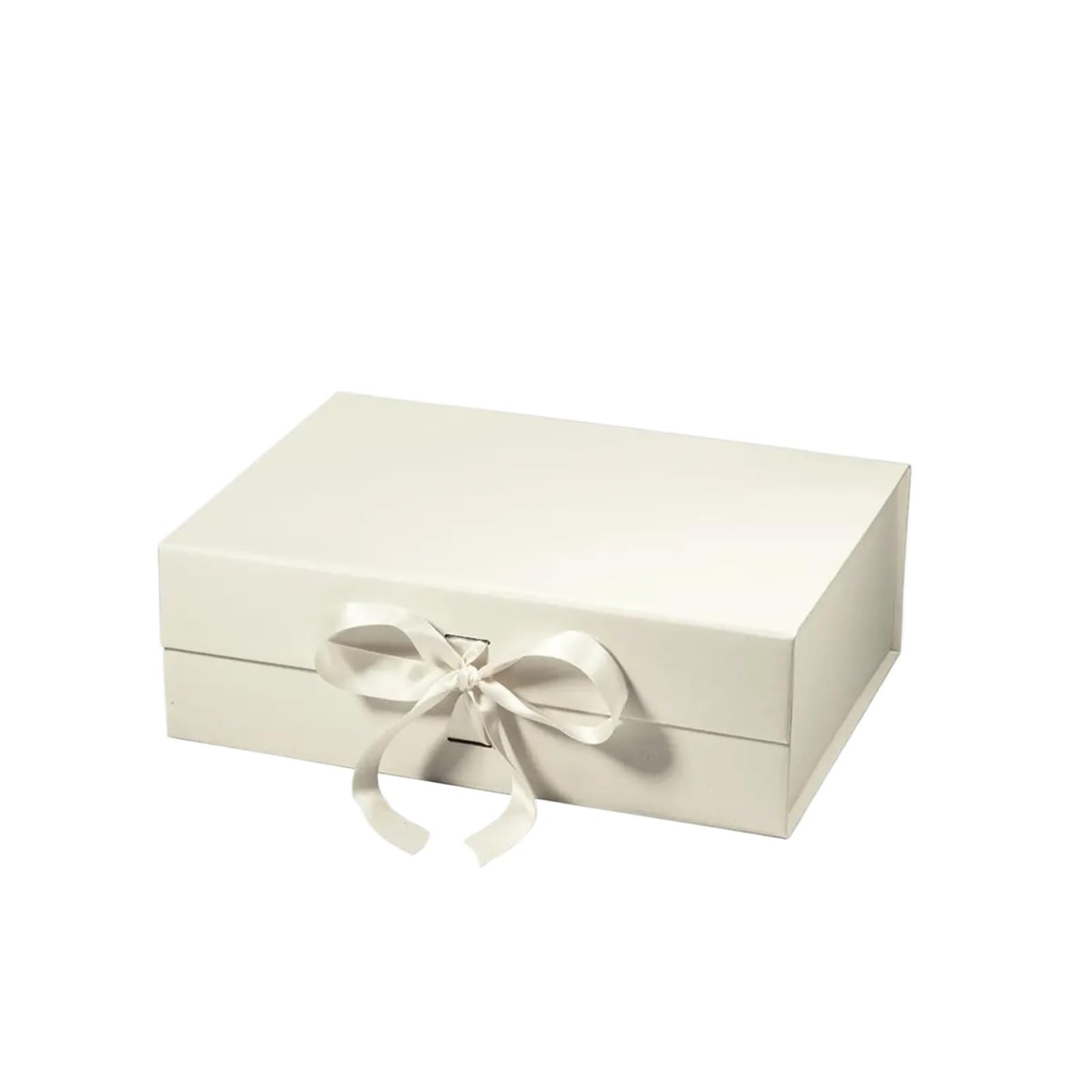 Geschenkbox 2-teilige luxuriöse, starre Geschenkbox | Hochzeits-/Geburtstagsgeschenk(Ivory)