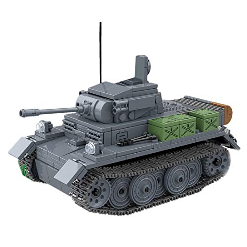 HSQ WW2 Panzer Bausteine Modell Tank Spielzeug, Pz.Kpfw.II AUSF. L Luchs, Technik Panzer Militär Tank Bausatz, Moc… – Bild 3