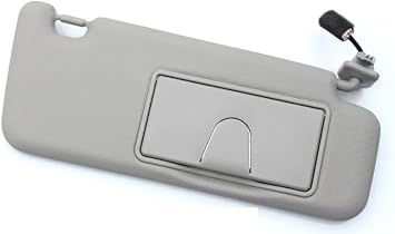 Side Sun Visor for Suzuki Vitara 2016 2017 2018 2019 Car Sun Visor with Vanity Mirror Front Interior Sun Visor Sun Visor Replacement Part B - Gray Right