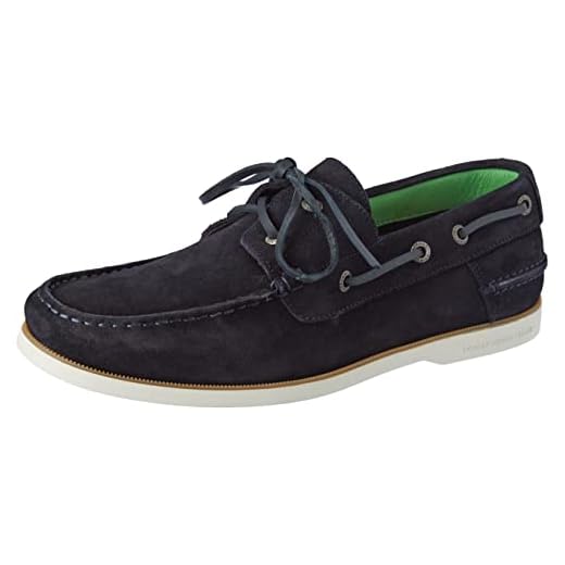 Tommy Hilfiger Hombre Náuticos TH Boat Shoe Core Suede Ante, Azul (Desert Sky), 40 EU