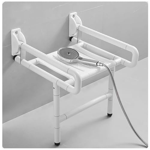 Banc de bain peu encombrant suspendu et tabouret de douche rabattable - 2