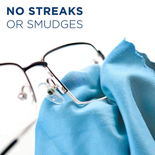 Image of Care Touch Lens Cleaning Wipes with Microfiber Cloths - 200 Lens Wipes for Eyeglasses & 6 Microfiber Cloths - Glasses, Camera Lenses, Screens, Eye Glasses Cleaner for Cleaning Eyeglasses