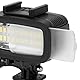VBESTLIFE LED Tauchlicht, 40m Unterwasserfotografie Fülllicht wasserdichte Tauchkamera LED Videolicht 5500K