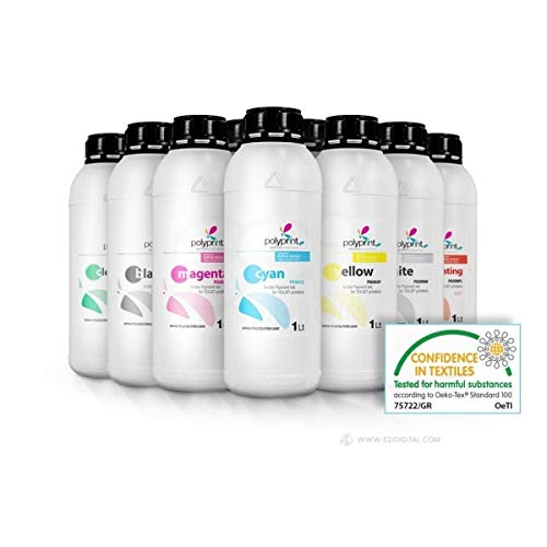 Encre Dupont ARTISTRI® Cyan 1L évite le bouchage des buses sur vos imprimantes textiles