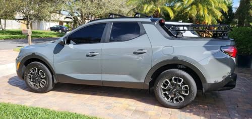 for Hyundai Santa Cruz Bed Rack Cross Bars Roof Rack Black