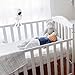 Adjustable Baby Monitor Mount for VTech VM901/VM924/VM928/VM923/RM7764/RM5764/RM5754 Baby Monitor, Flexible Tripod Holder for Crib, with Non-Slip Silicone, Tool-Free Installation