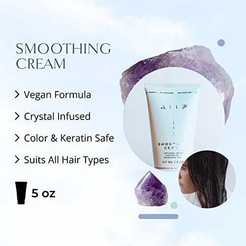 Aiir Smoothing Cream - Hair Smoothing Cream, Smoothing Cream For Silky And Shiny Hair, Hair Cream For Frizzy Hair, Heat Protectant, Frizz Control Hair Care Products, Blow Dry Cream, Blow Out Cream, 5Oz #TOP1