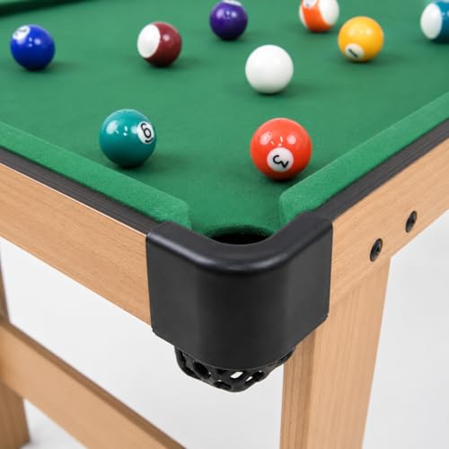 Billard sur Pied robuste en bois massif pour petits espaces